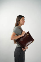 Sac Porté Épaule Eden - Marron
