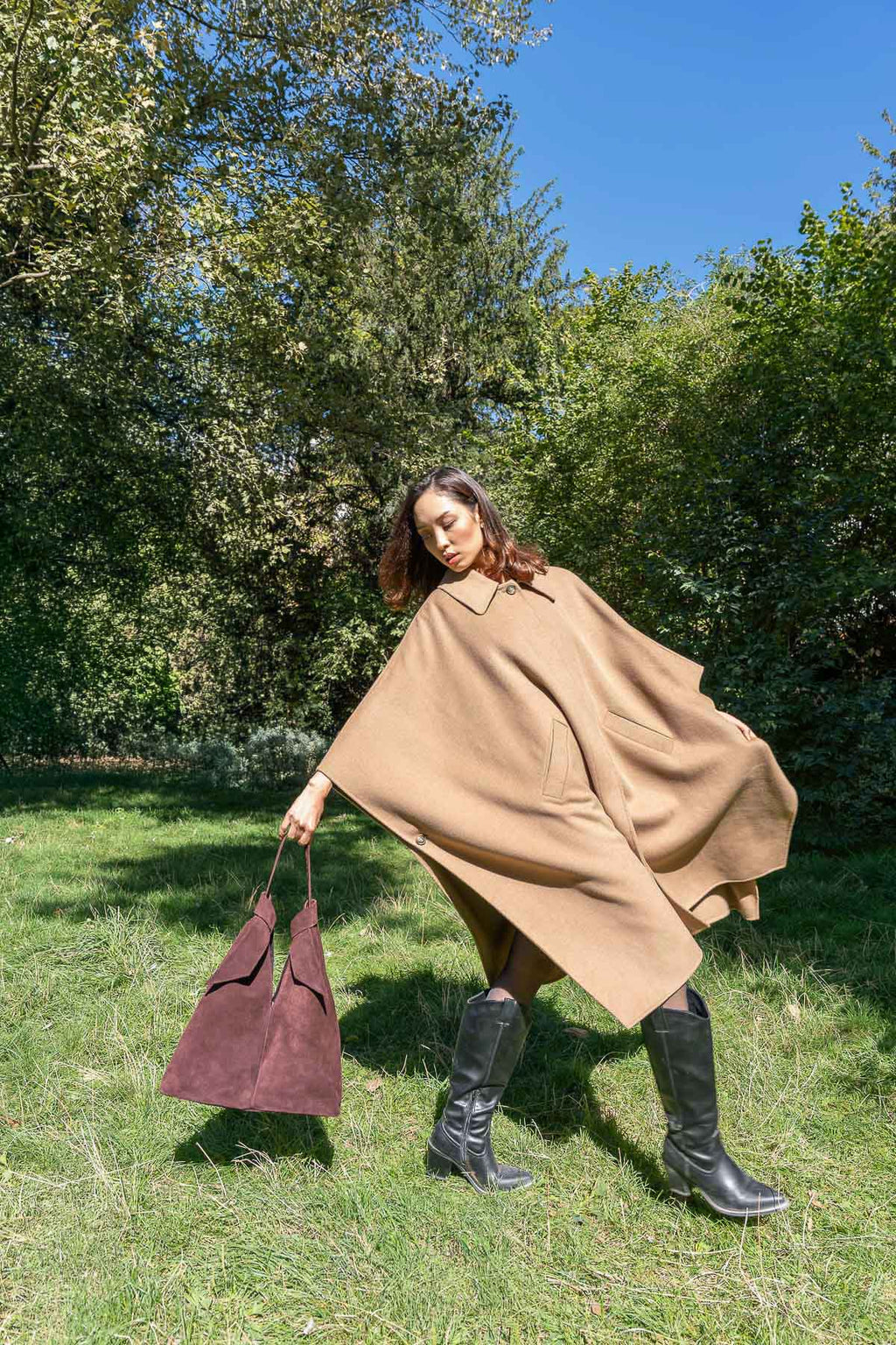 Schultertasche Elan – Bordeaux
