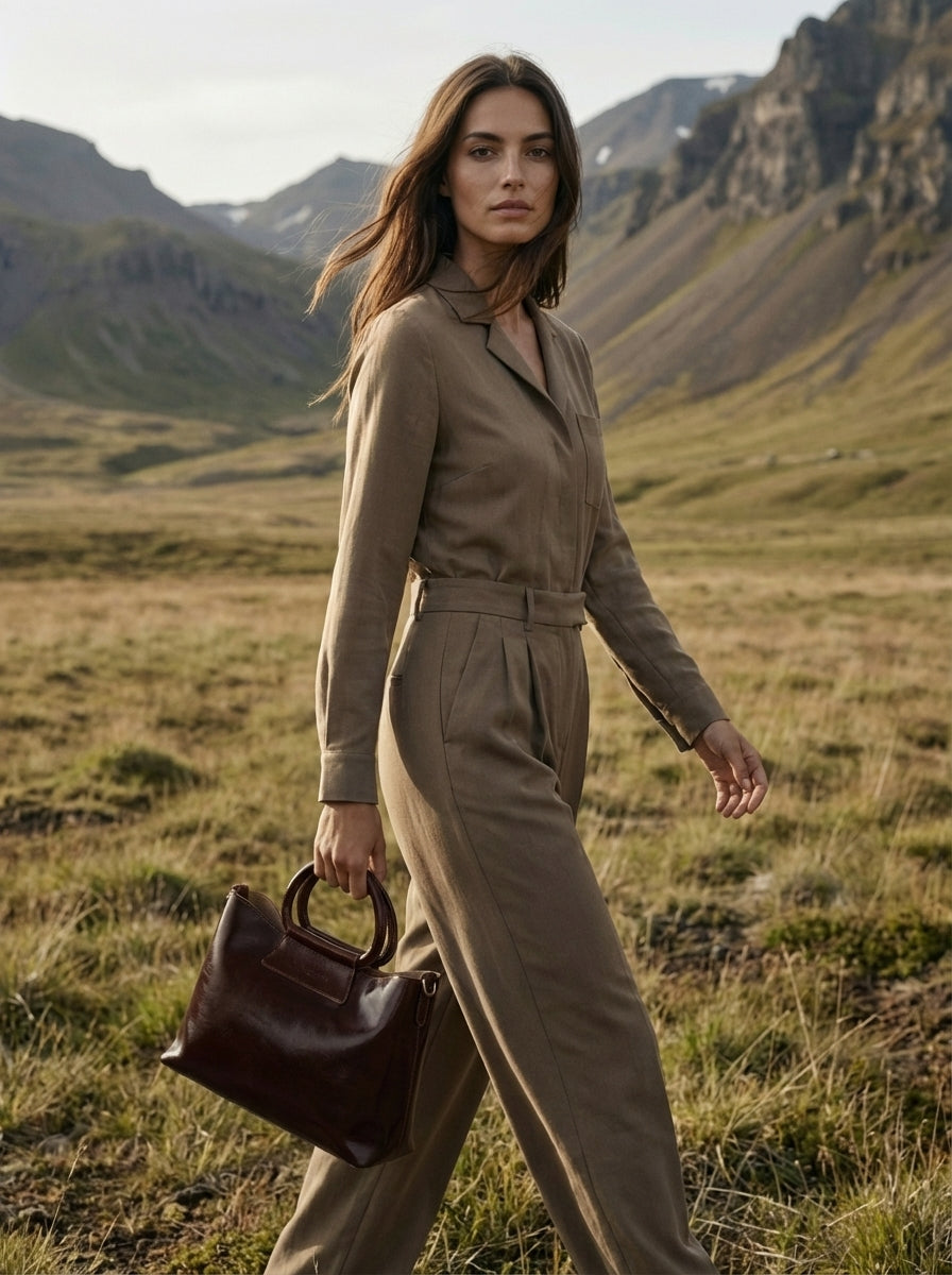 Sac A Bandouliere Savannah - Marron