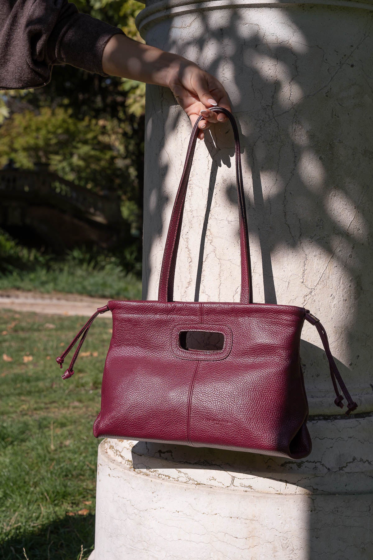 Schultertasche Aubin - Bordeaux