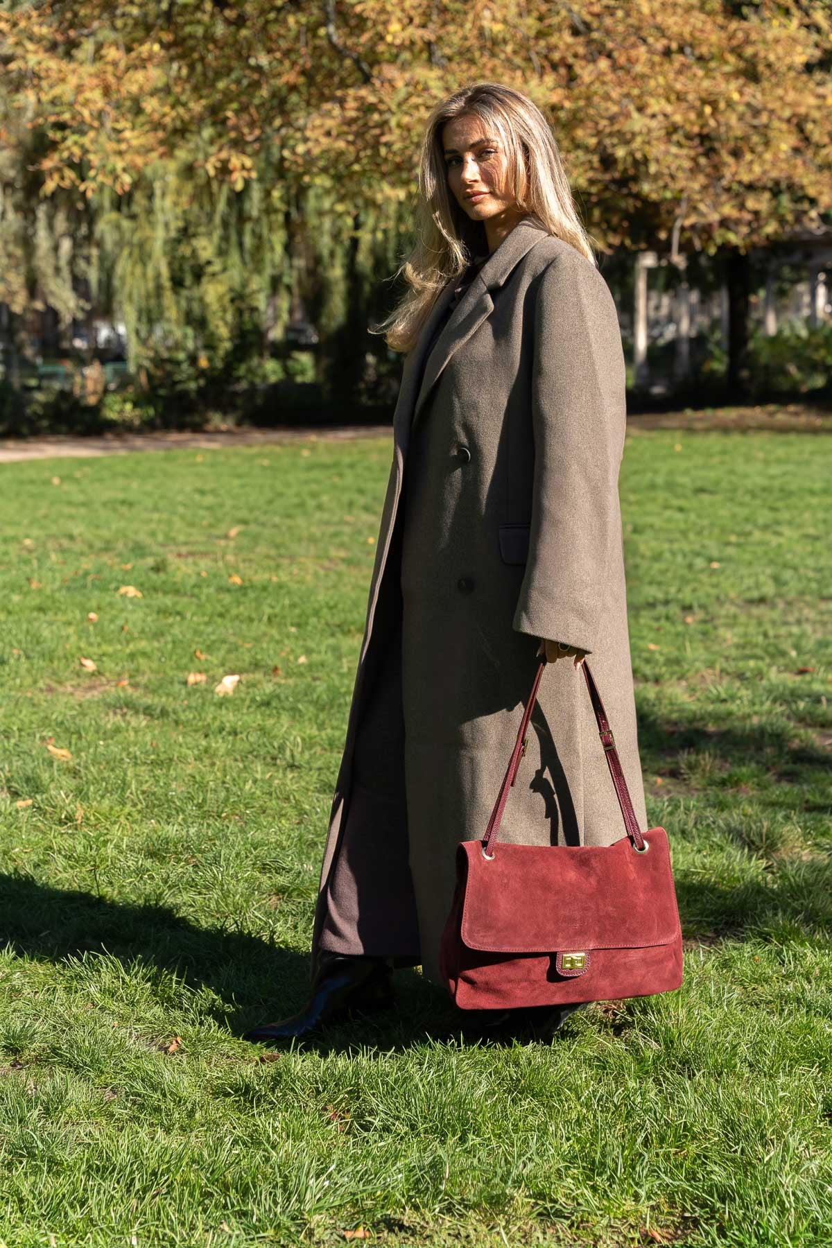 Borsa a Spalla Aure - Bordeaux