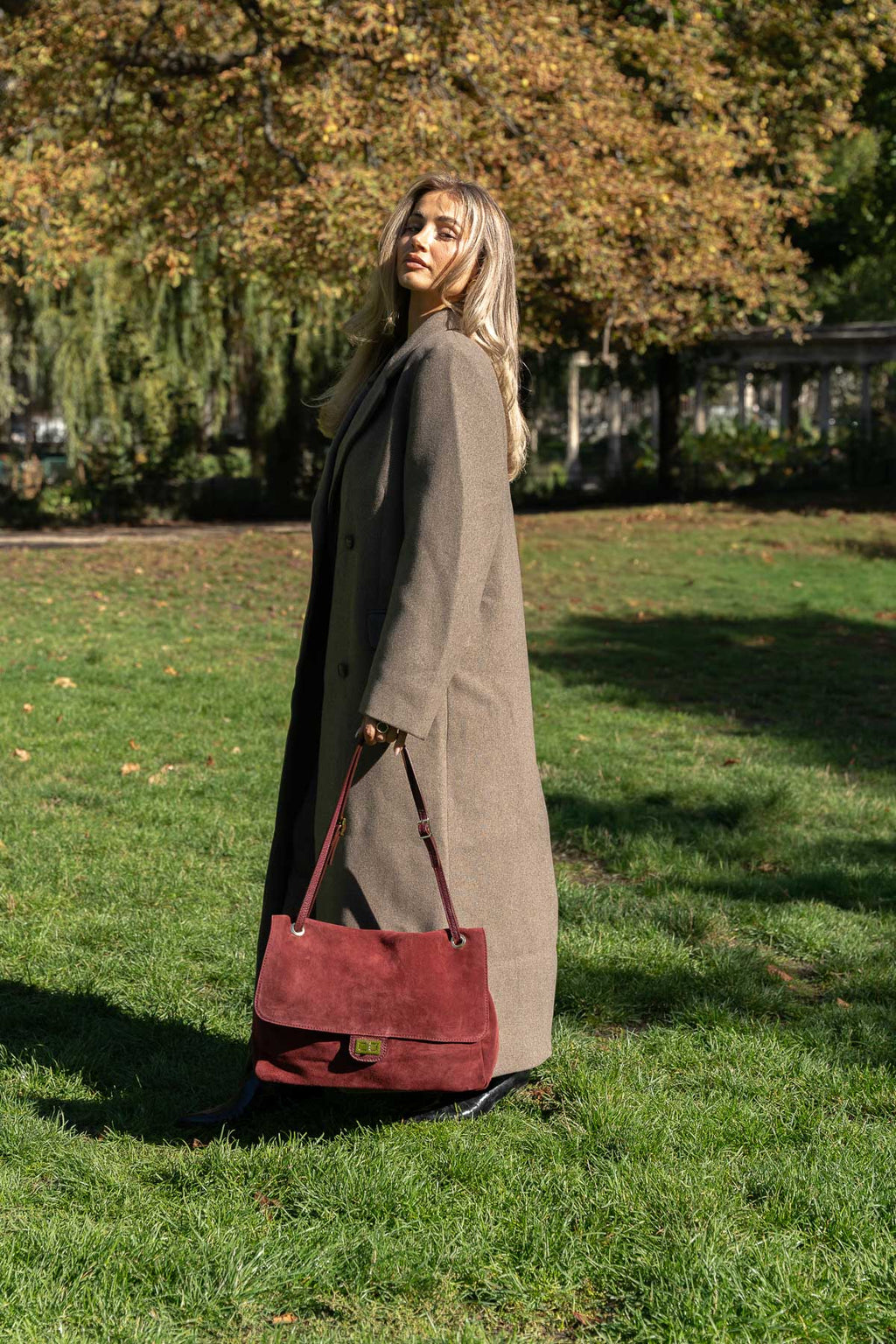 Borsa a Spalla Aure - Bordeaux