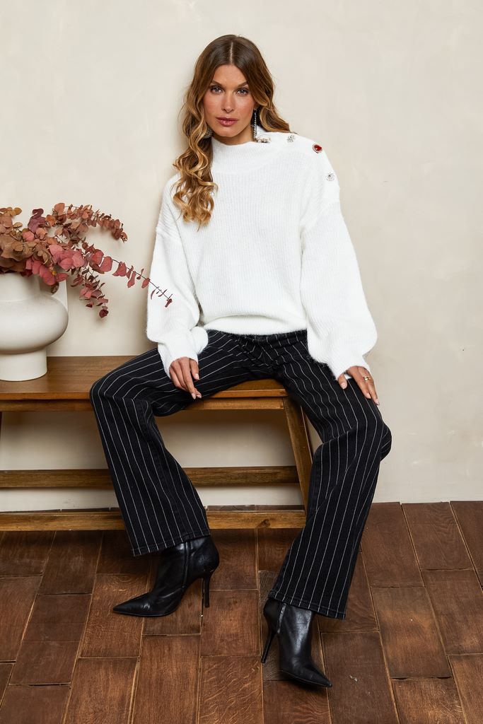 Pull Class - Blanc