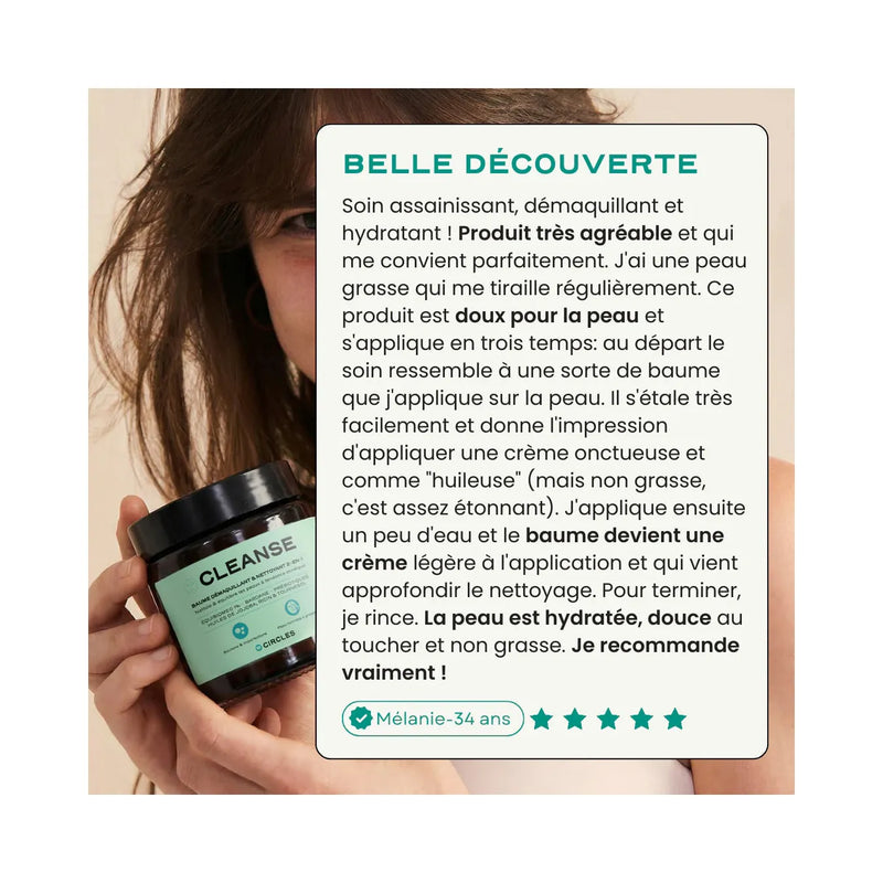 Cleanse - Baume Nettoyant & Démaquillant 2-En-1