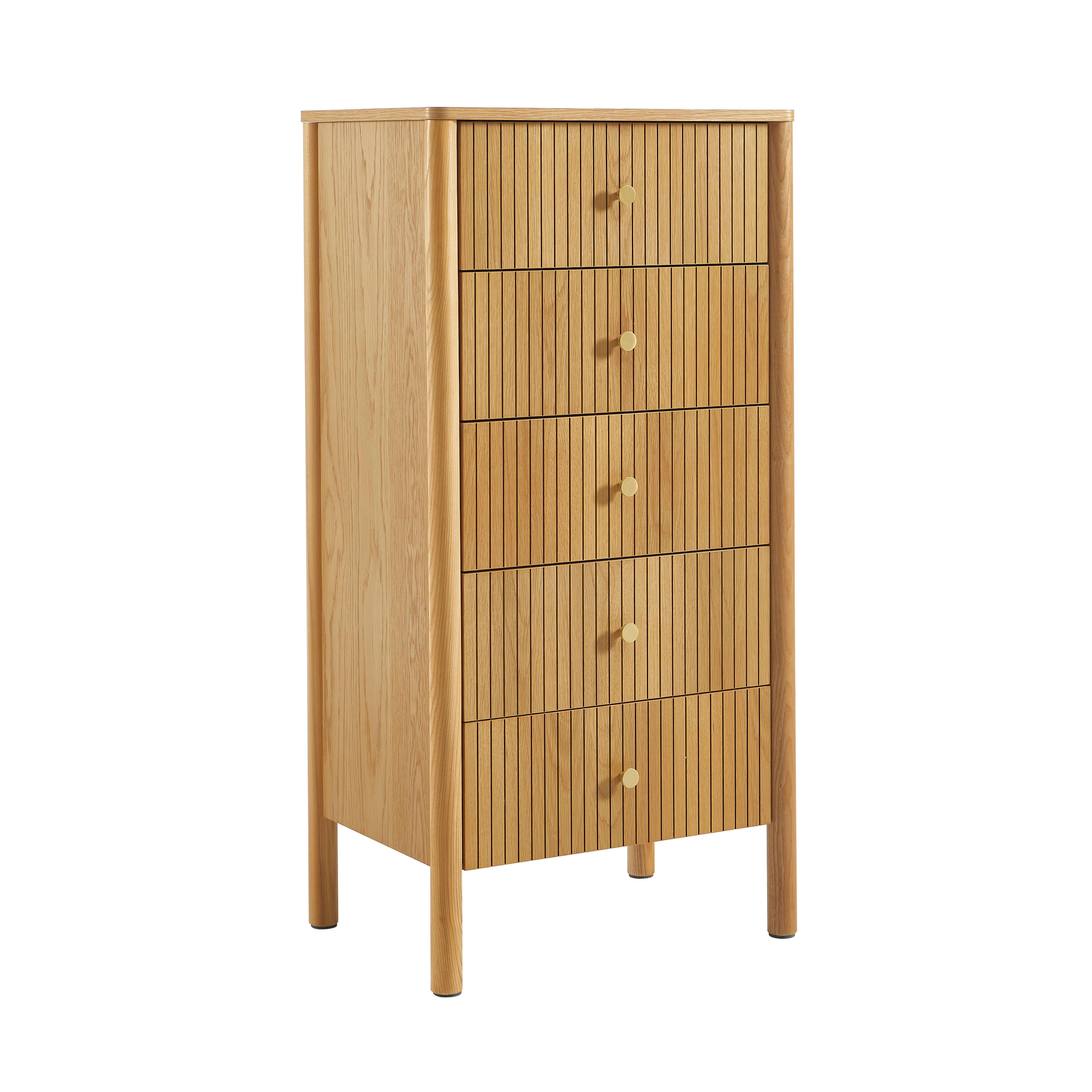 Cleo - Chest of Drawers - Oak Veneer