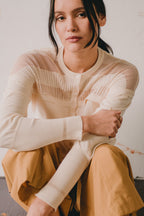 Gilet - Cléo - Meringue