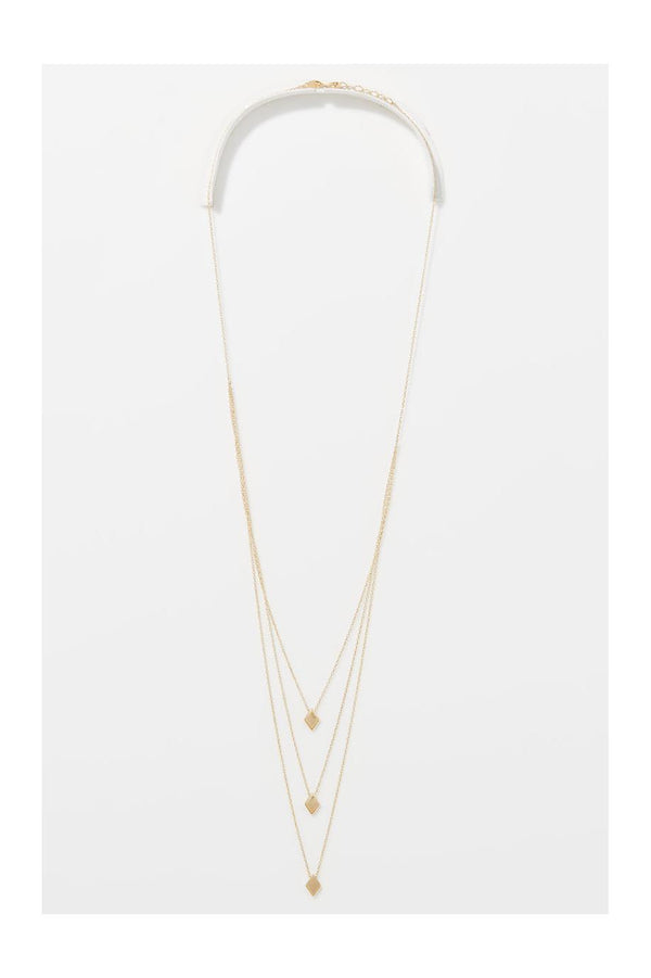 Collar varias hileras “Losange” Oro amarillo 375/1000