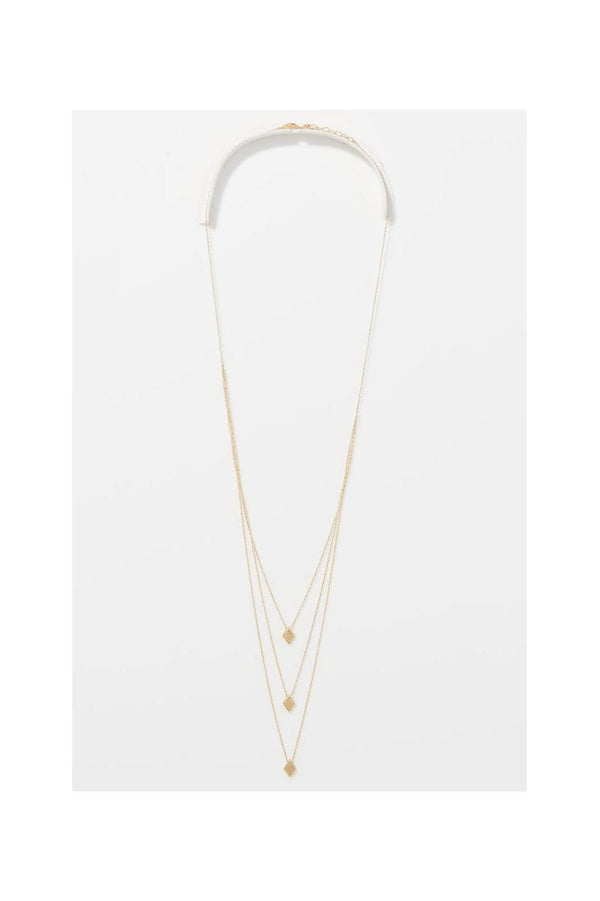 Collar varias hileras “Losange” Oro amarillo 375/1000