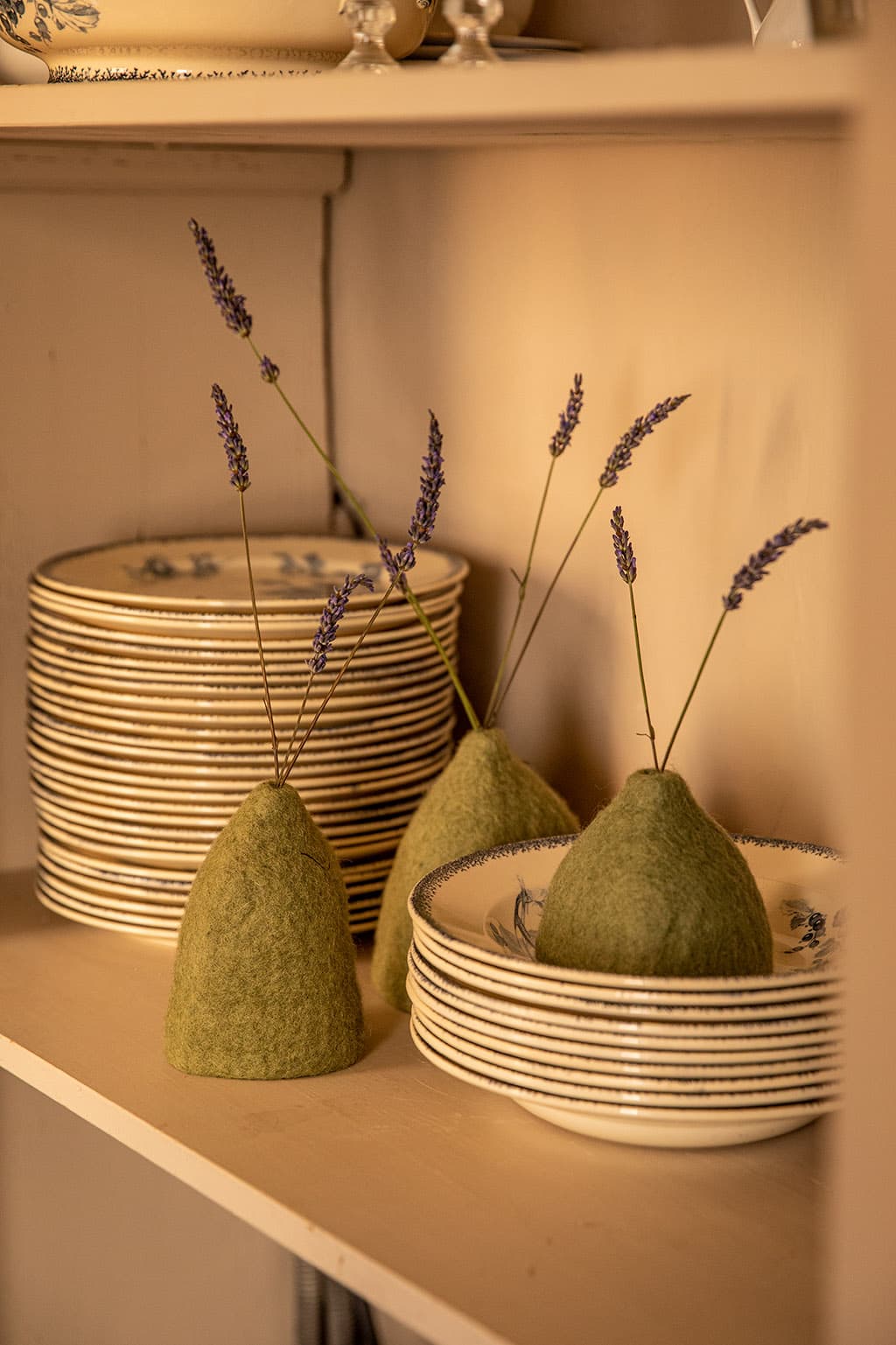 Set 3 Vases Clochettes - Sauge