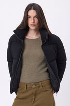 Piumino Maniche Lunghe Cloud - Nero - Donna - Cashmere E Lana