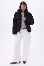 Piumino Maniche Lunghe Cloud - Nero - Donna - Cashmere E Lana
