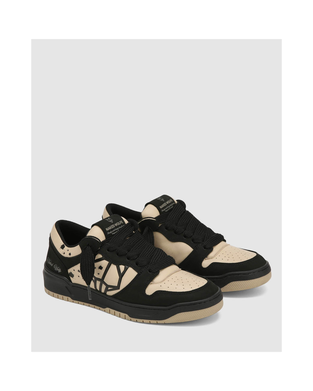 Sneakersy CM-00 - Czarne/Latte - Męskie