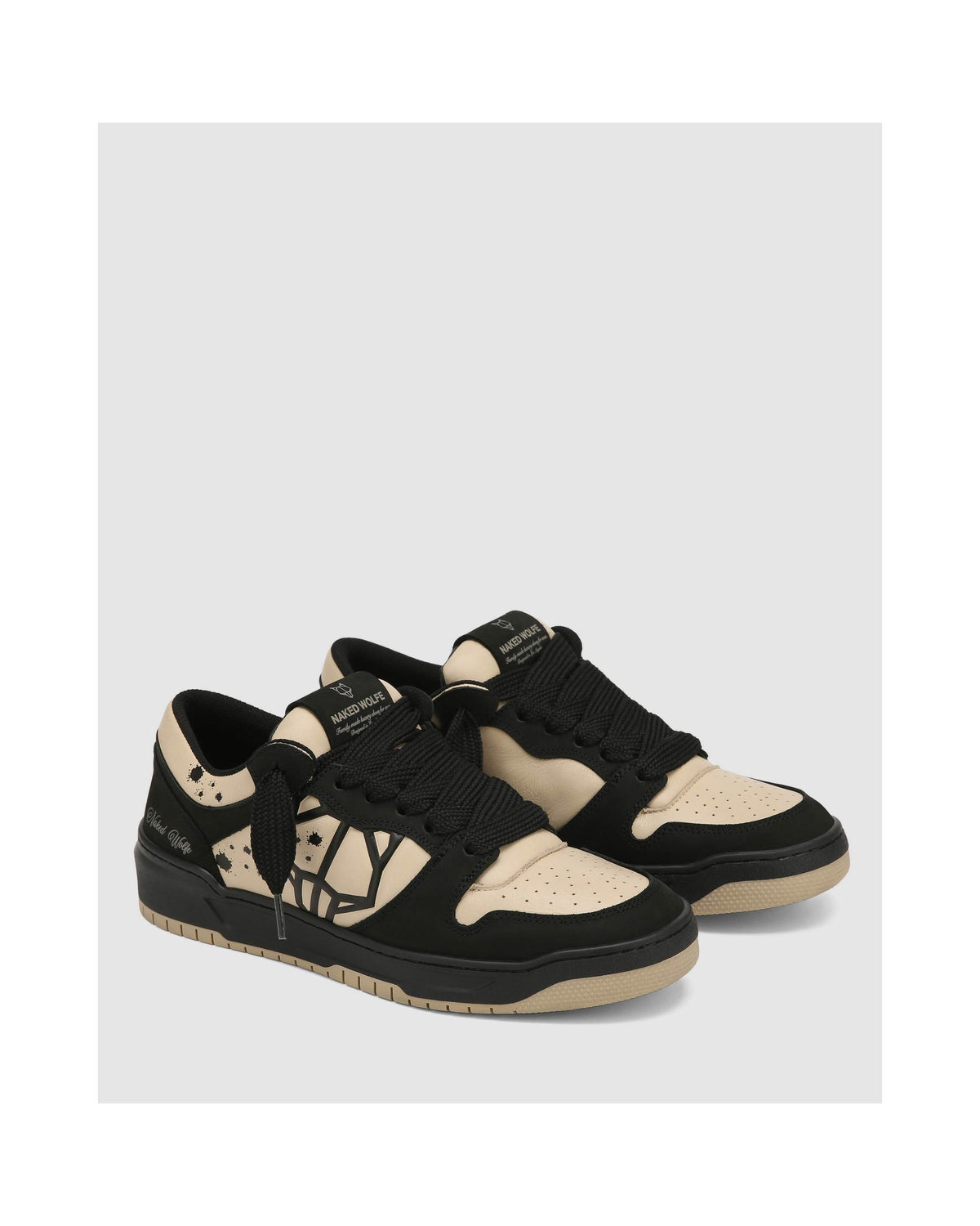 Sneakersy CM-00 - Czarne/Latte - Męskie