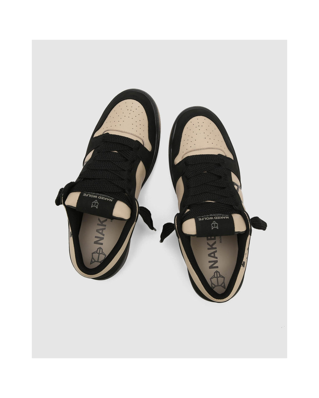 Sneakersy CM-00 - Czarne/Latte - Męskie