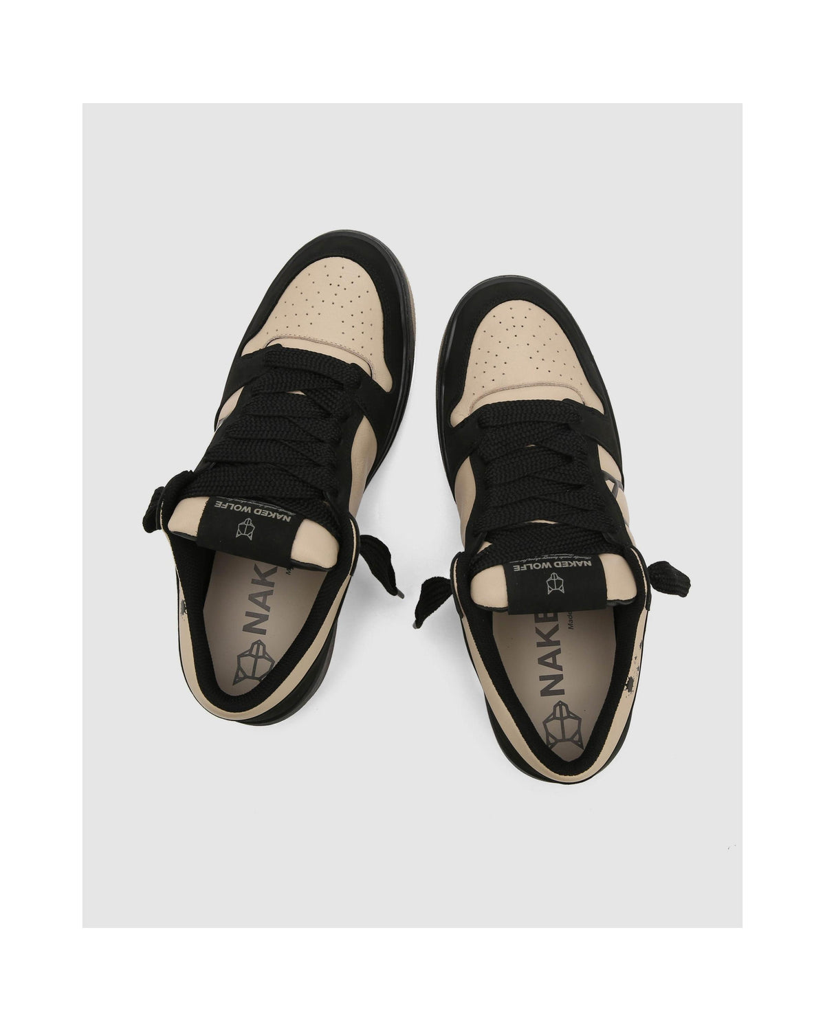 Sneakersy CM-00 - Czarne/Latte - Męskie