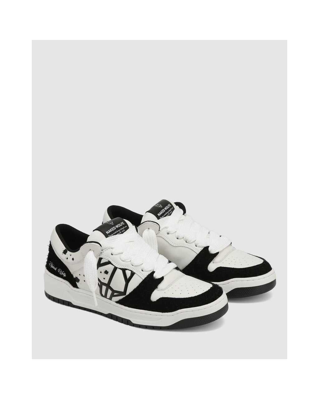 Sneakersy CM-00 – Czarne/Białe – Męskie