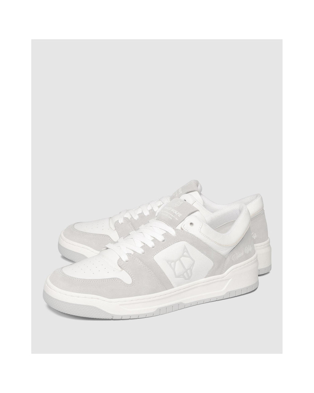 Sneakersy CM-01 - Biało-szare - Męskie