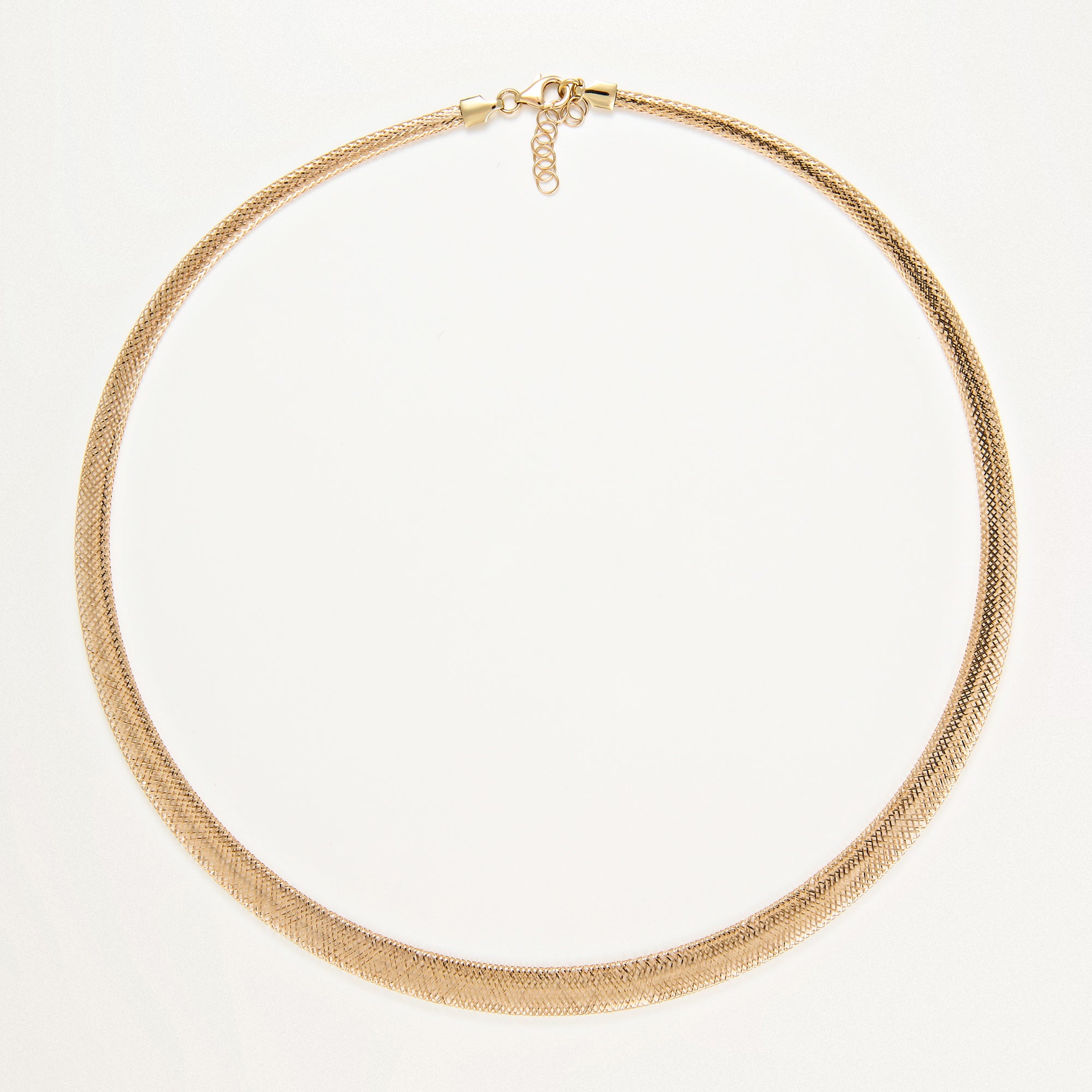 "Scintillant" Necklace Diameter 0.7 Yellow Gold 375/1000