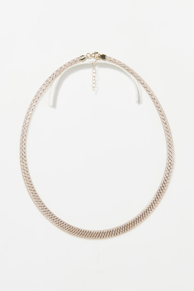 Collier "Roma" Or Bicolore 375/1000