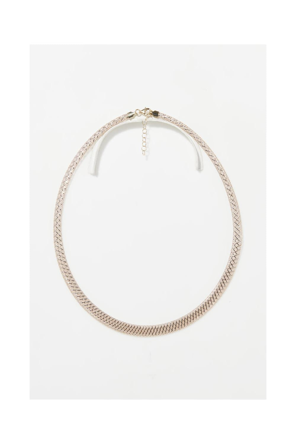 “Roma” Necklace Two-tone Gold 375/1000