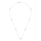 Collar "Sol" D0.22/7 - Oro blanco 375/1000