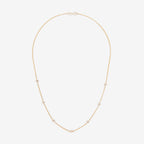 "Sunshine" Diamond Necklace 0.22/7 - Yellow Gold