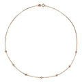 Collier "Sunshine" Diamants 0,22/7 - Or Rose 375/1000