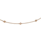 Collier "Sunshine" Diamants 0,22/7 - Or Rose 375/1000