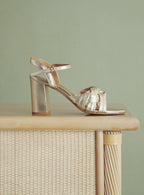 COE GOLD HEELED SANDALS PETITE MENDIGOTE