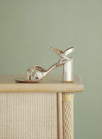 COE GOLD HEELED SANDALS PETITE MENDIGOTE