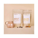 produits mocha ritual et golden ritual avec mug