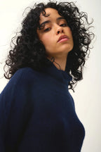 Pull Col Roulé - Collin - Navy