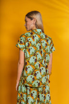 Camisa - Camille - Algas