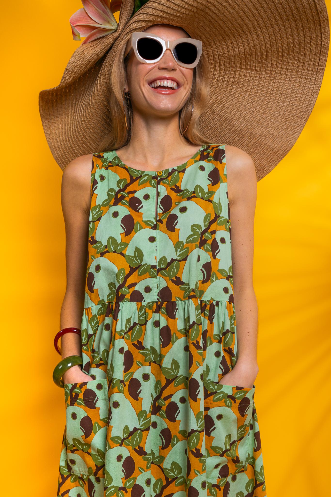 Vestido - Clea - Algas