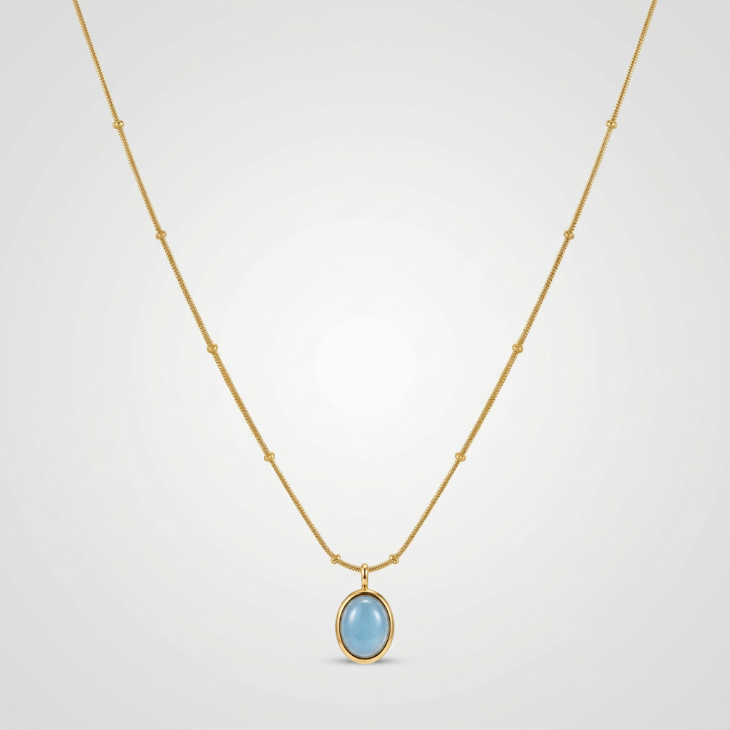 Collar Iris Turquesa