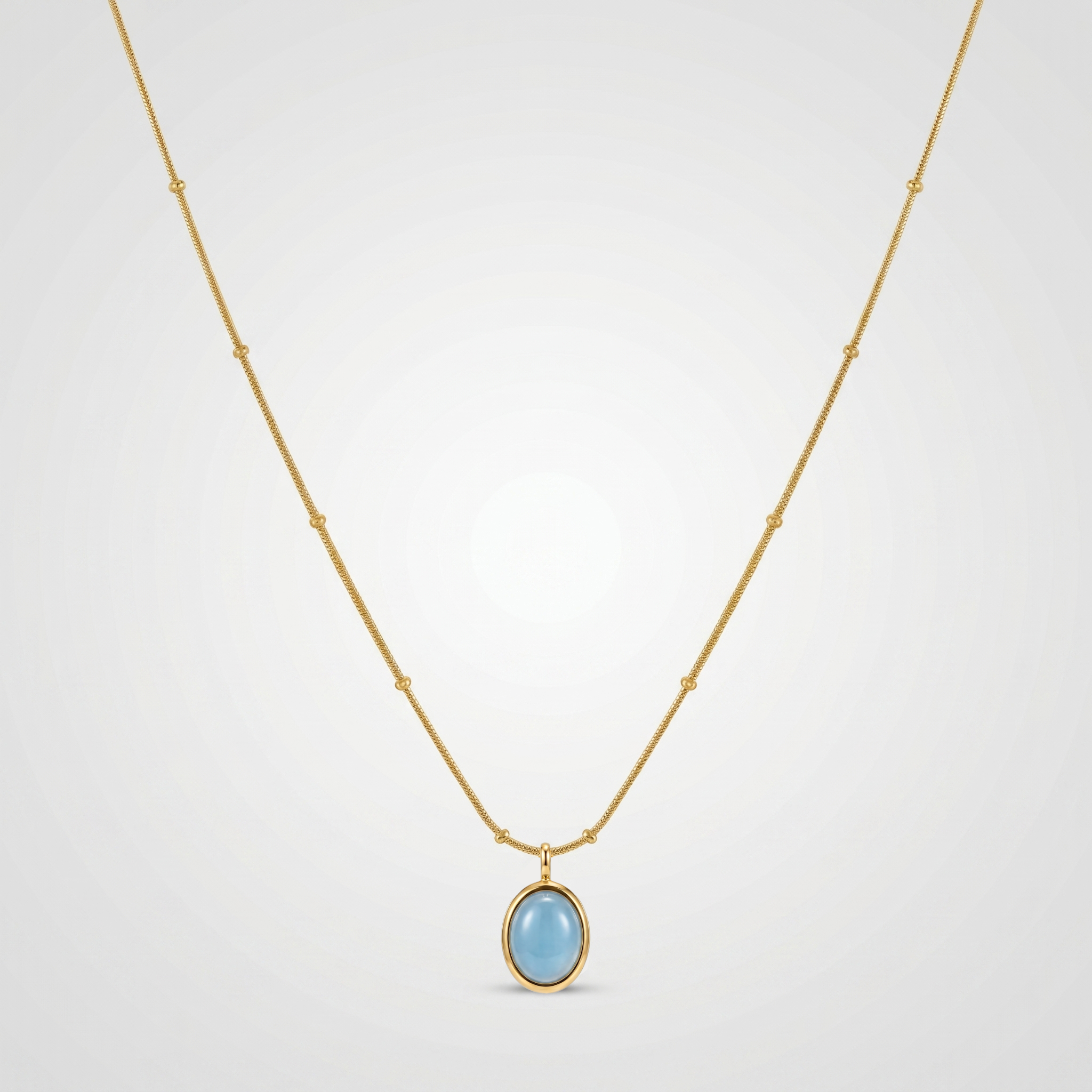 Collar Iris Turquesa