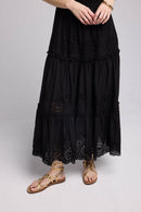 Robe Long Bretelles - Noir