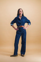 Laia Raw Denim Jumpsuit