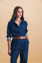 Laia Raw Denim Jumpsuit
