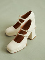 BABIES VERNIES BLANCHES CONSTANCE PETITE MENDIGOTE