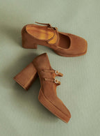 BABIES DAIM CAMEL CONSTANCE PETITE MENDIGOTE