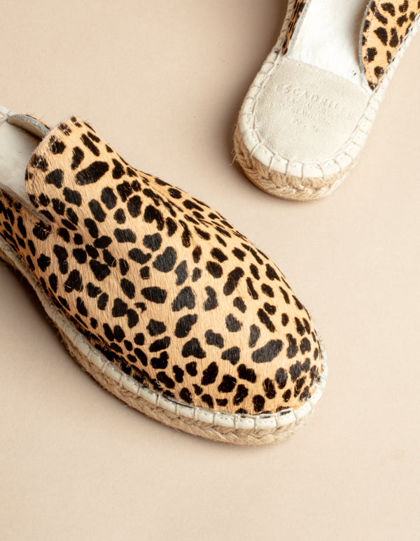 Copenhagen Espadrilles - Leopard Leather - Women