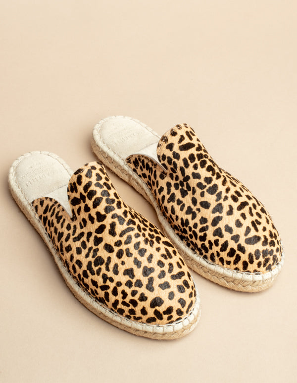 Copenhagen Espadrilles - Leopard Leather - Women