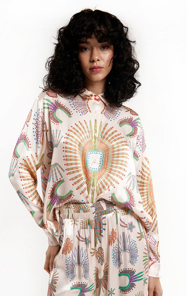 Camisa Coppelia Beige