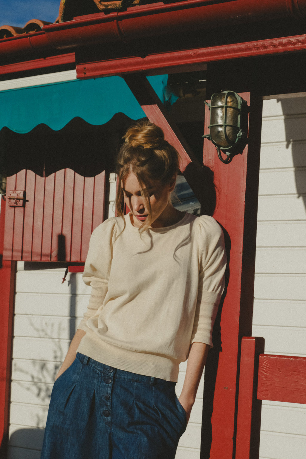 Pull - Coralie - Meringue