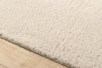 Cosy Soft Shaggy Rug 902 Plain - Cream
