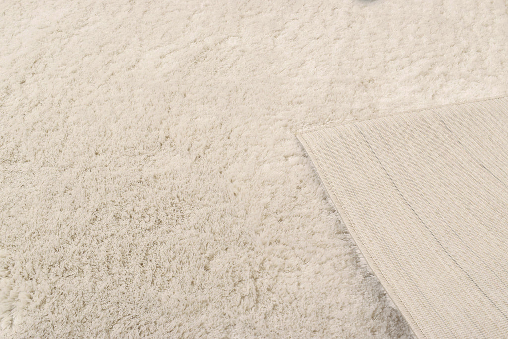 Cosy Soft Shaggy Rug 902 Plain - Cream