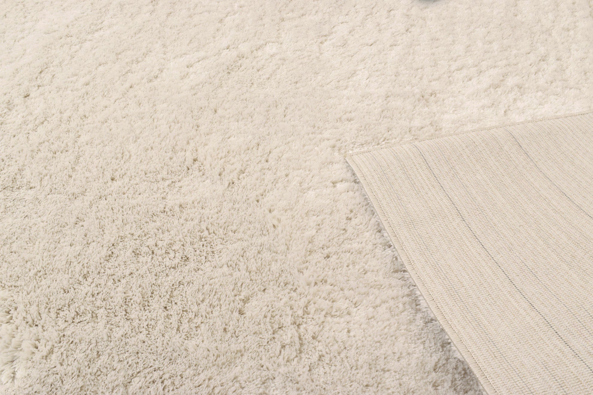 Cosy Soft Shaggy Rug 902 Plain - Cream