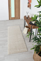Cosy Soft Shaggy Rug 902 Plain - Cream