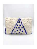 Marokkaans Berbers Kussen Azilal Majorelleblauw
